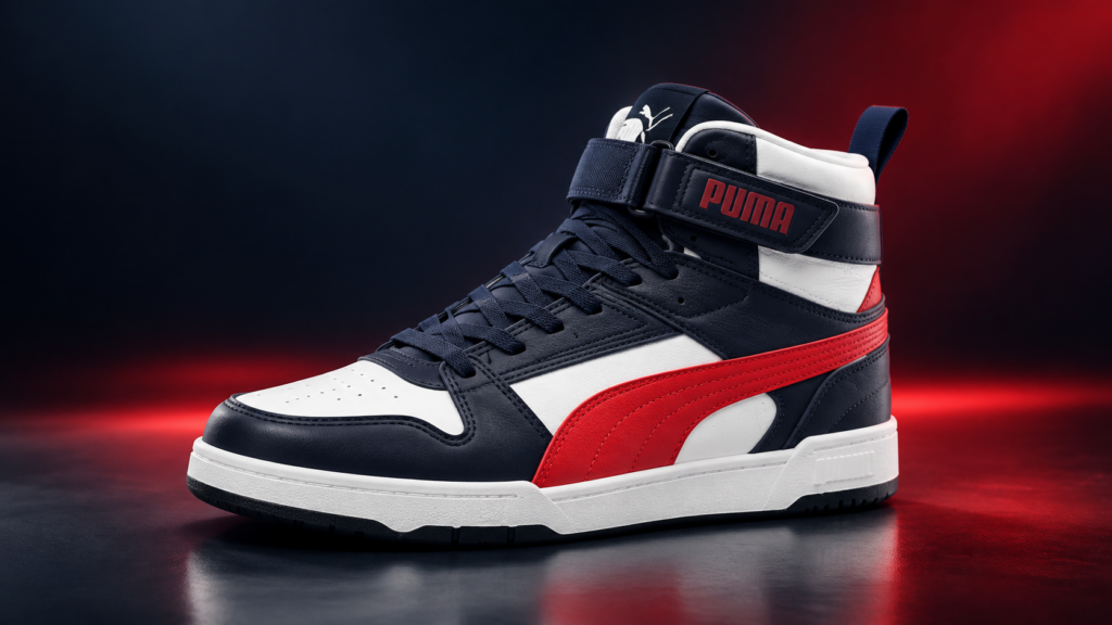 Puma Mens Court Shatter Mid Sneaker